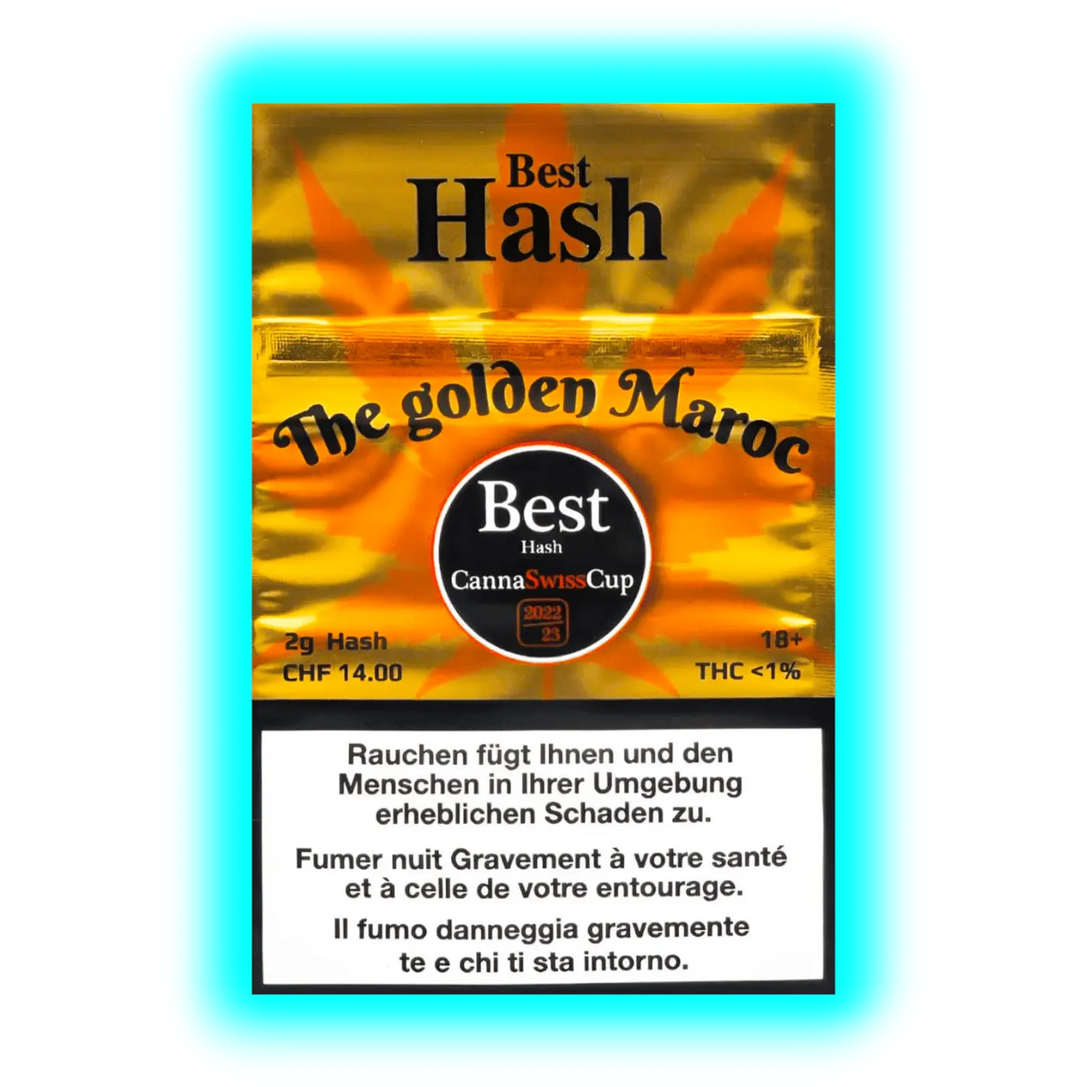 Bio Sativa Swiss Best Hash Golden Maroc 2g