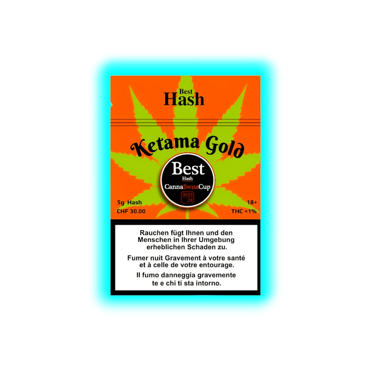 Bio Sativa Swiss Best Hash Ketama Gold 5g