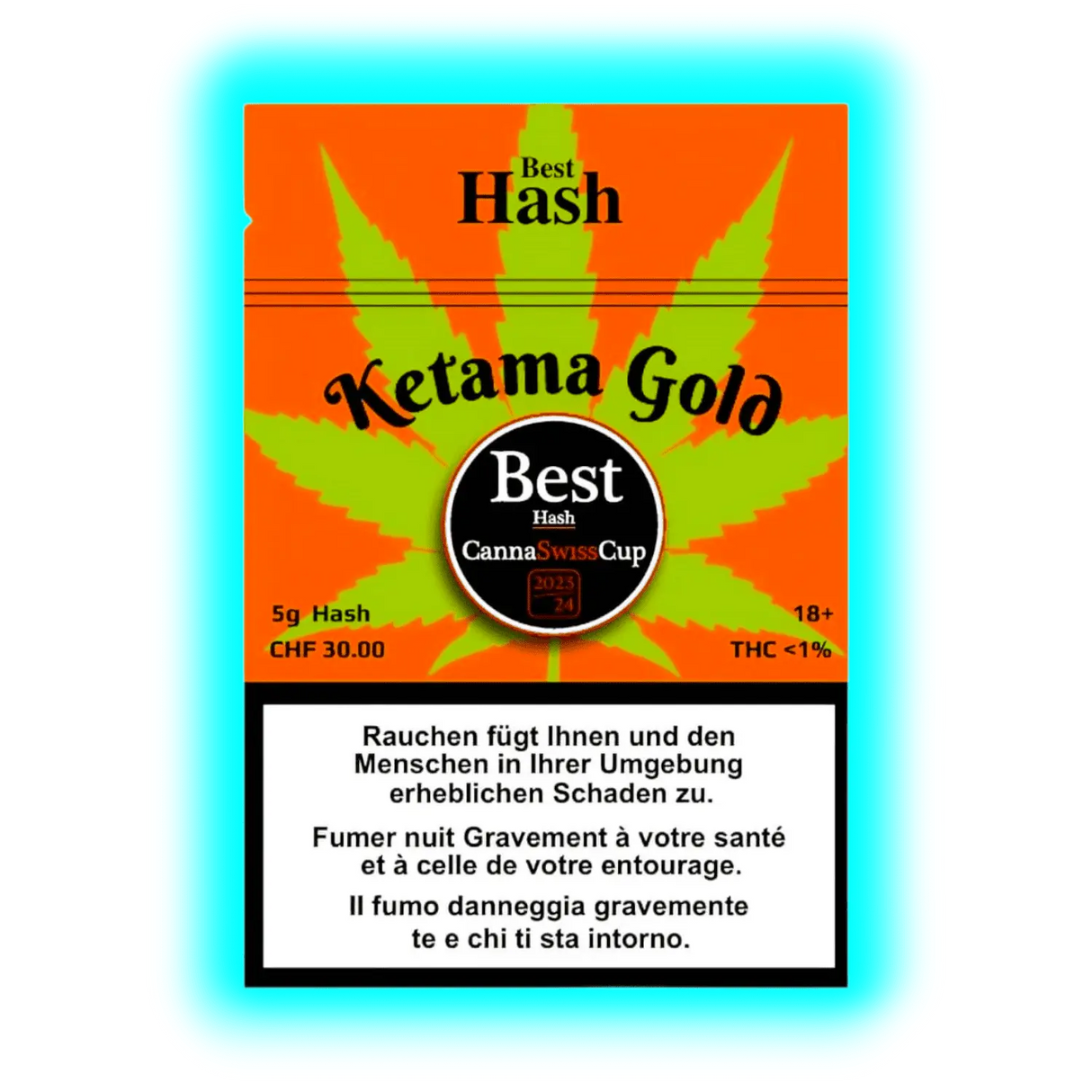 Bio Sativa Swiss Best Hash Ketama Gold 5g