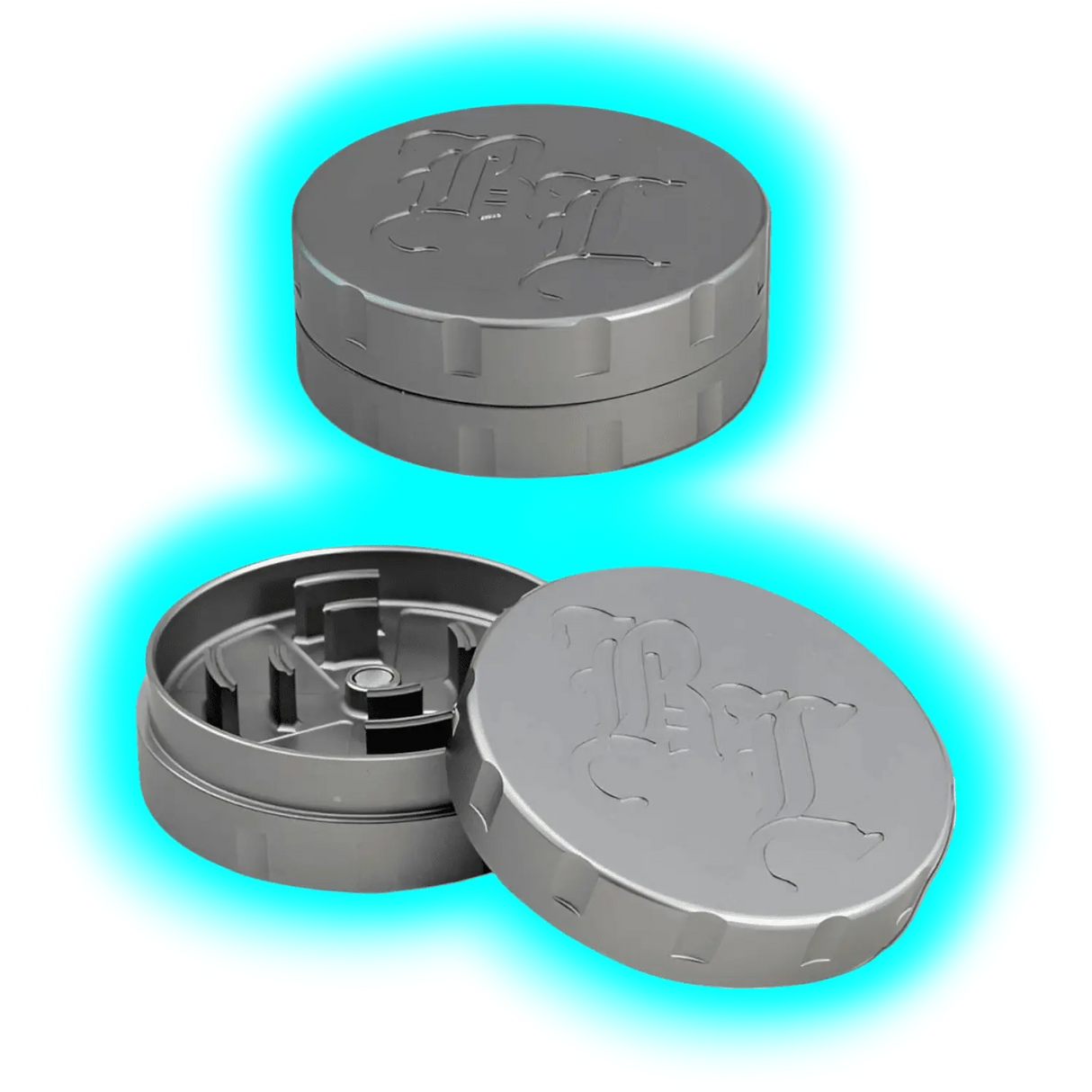 BL' 'Startrails' Aluminiumgrinder 2-teilig Grau 42mm