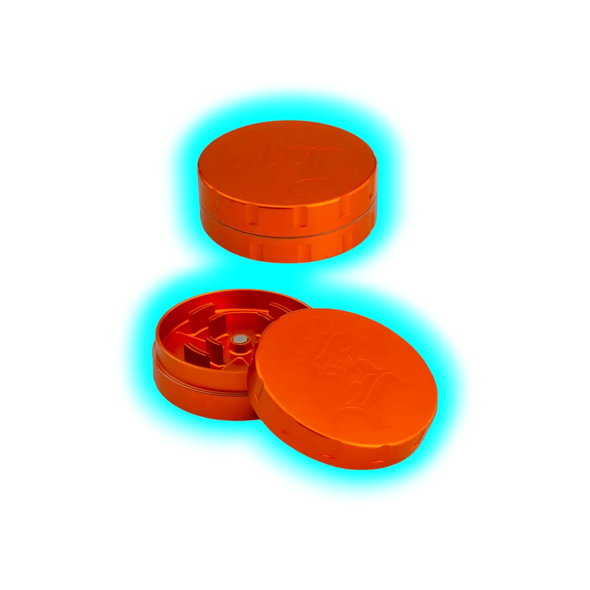 BL' 'Startrails' Aluminiumgrinder 2-teilig Orange 62mm