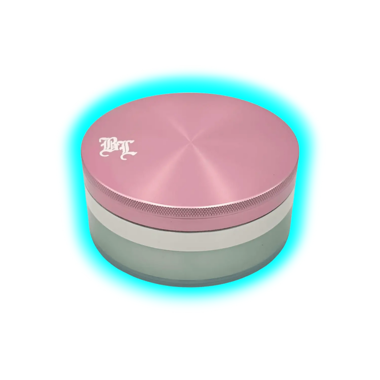 Black Leaf Aluminium Grinder 4 Parts 108mm