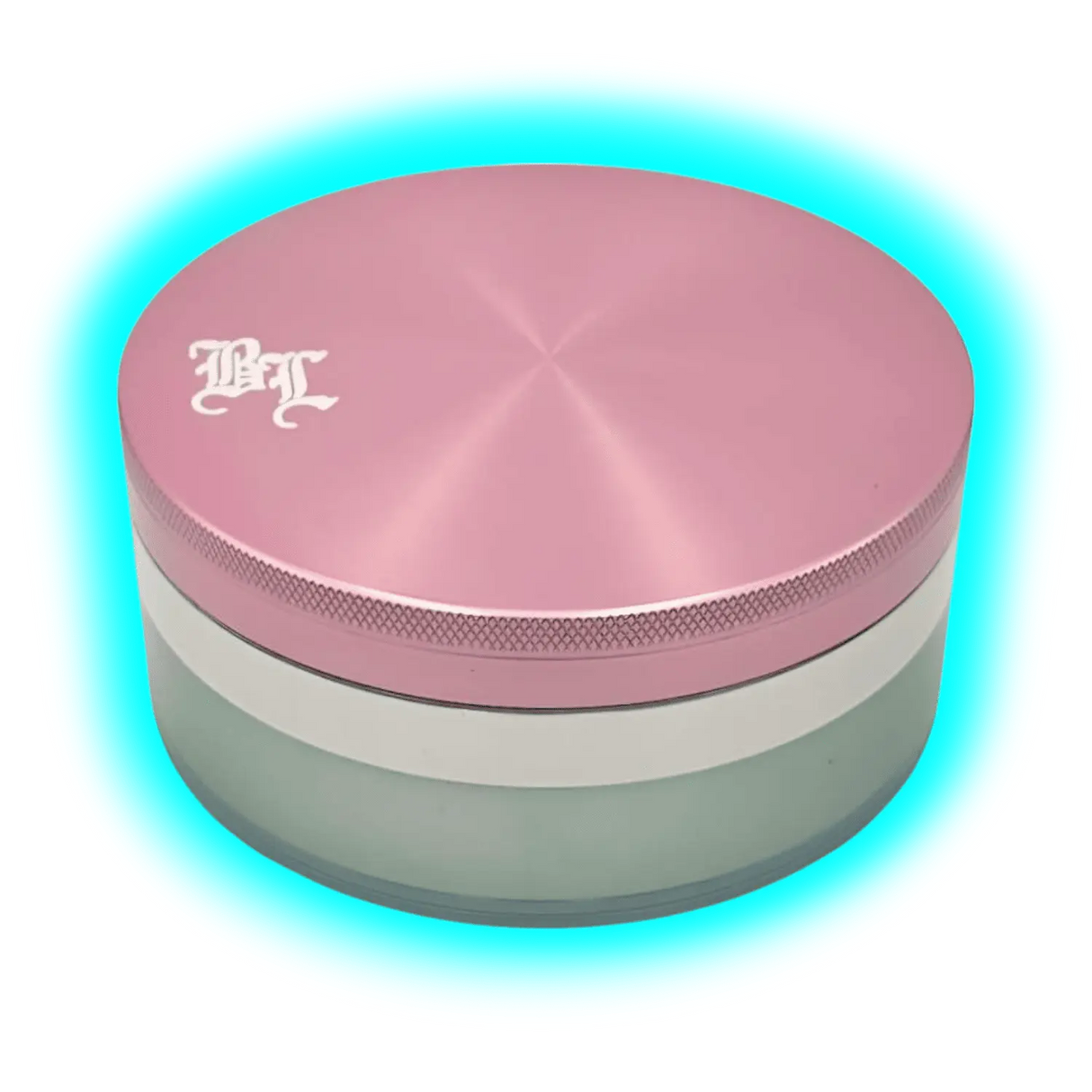 Black Leaf Aluminium Grinder 4 Parts 108mm