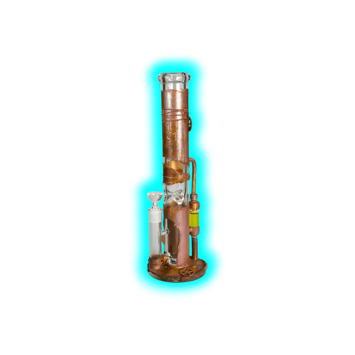 Black Leaf 'Archimedes Reactor' Ice Bong mit Kupfermantel 40cm