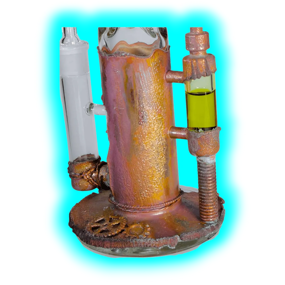 Black Leaf 'Archimedes Reactor' Ice Bong mit Kupfermantel 40cm