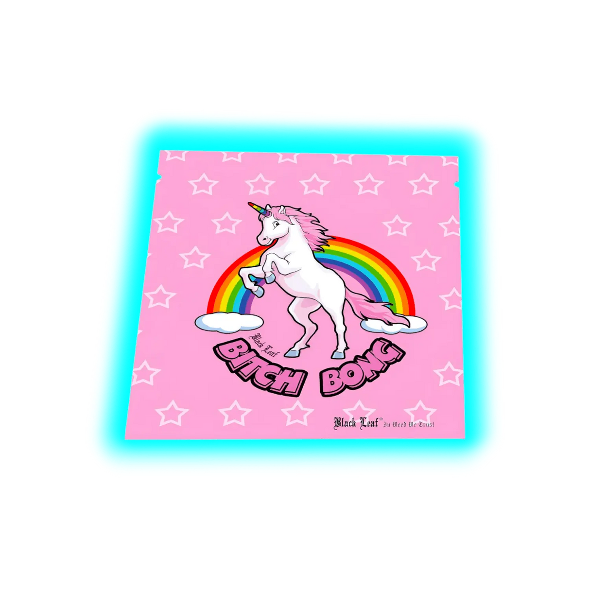 Black Leaf Bitch Bong Smellproof Bags 224 x 190mm 25pcs