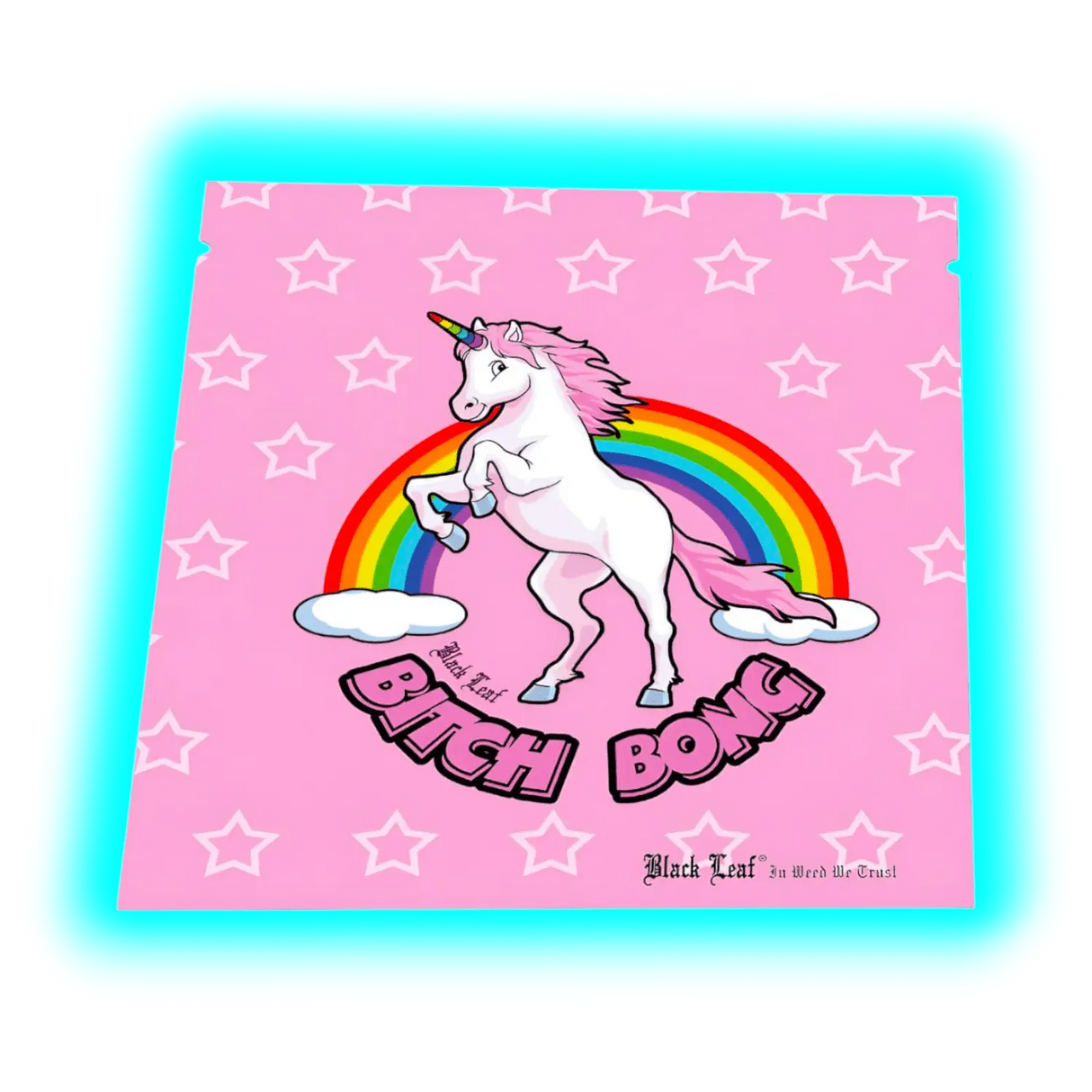 Black Leaf Bitch Bong Smellproof Bags 224 x 190mm 25pcs