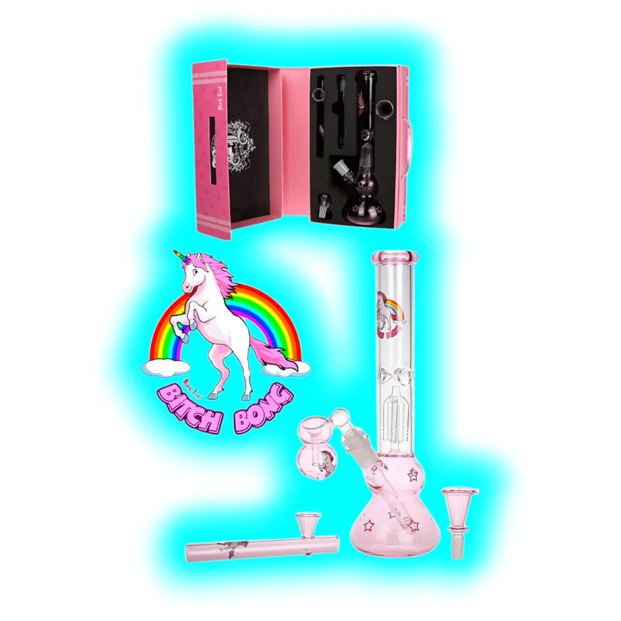Black Leaf' 'Bitch Bong' Super Set 30cm