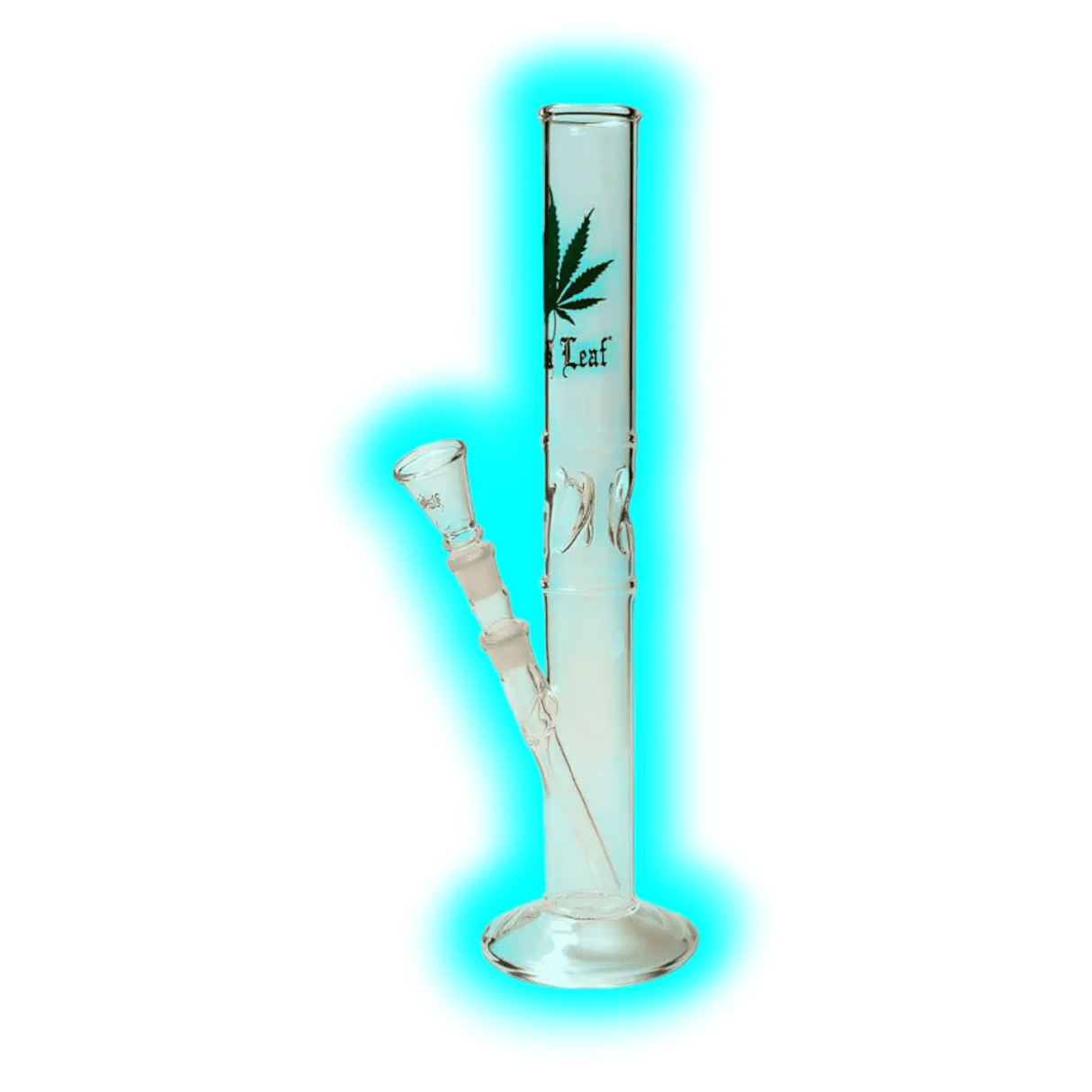 Black Leaf Bong Hanfblatt 46cm Ice
