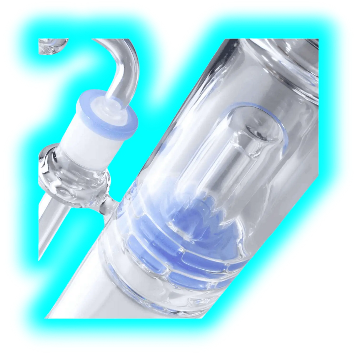 Black Leaf Bong KEG and UFO Perko + Banger 41cm