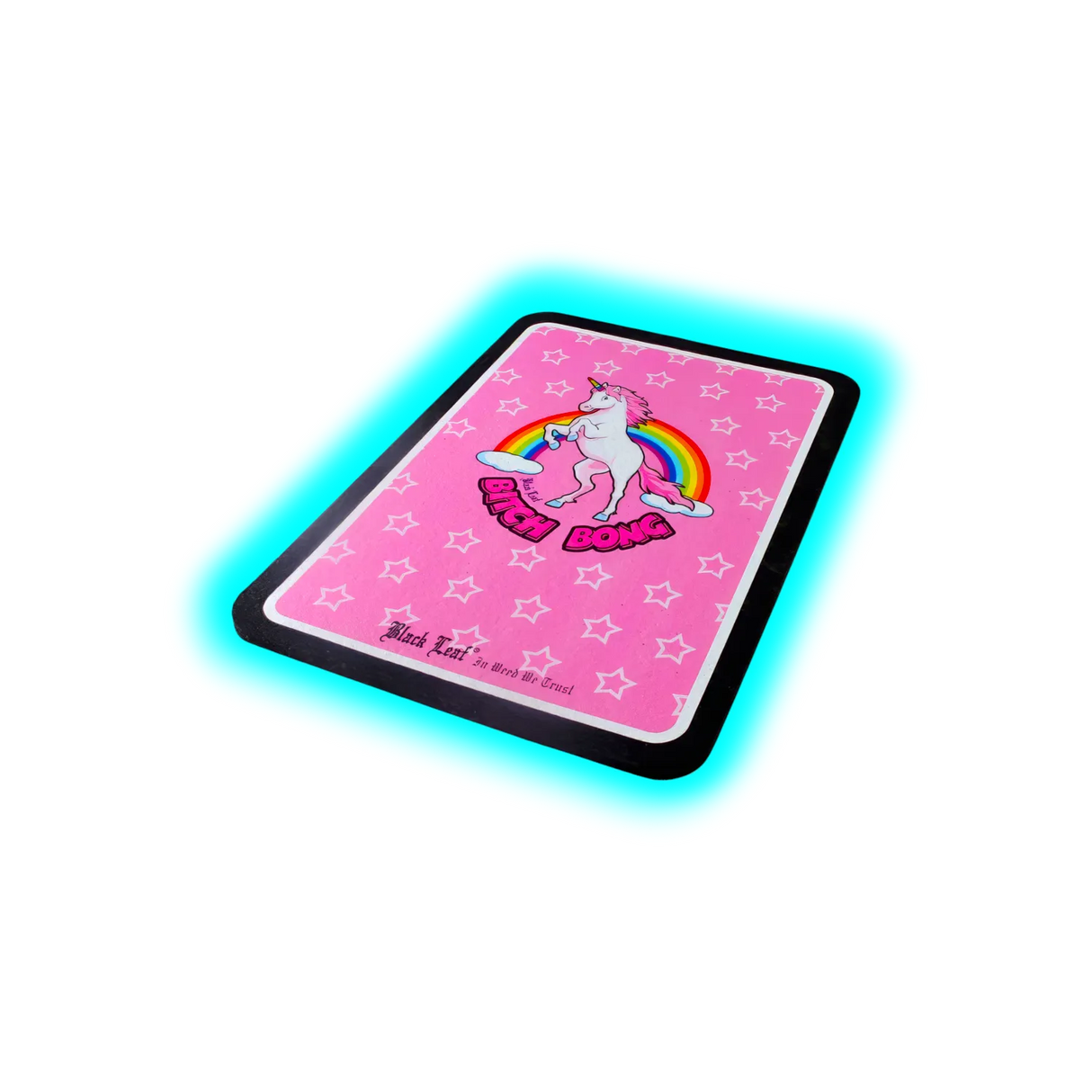 Black Leaf Dab Mat Bitch Bong