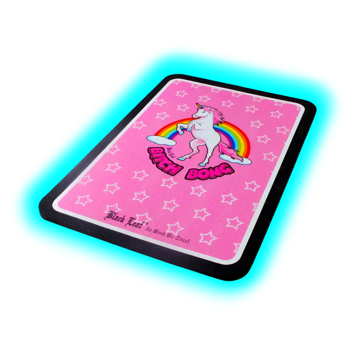 Black Leaf Dab Mat Bitch Bong
