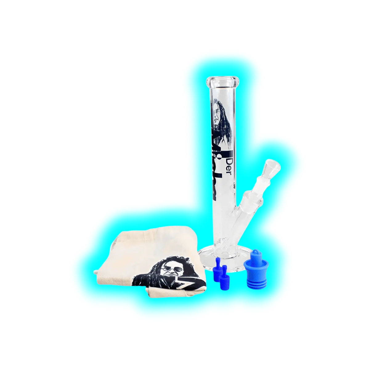 Black Leaf' 'Der Micha' Reisebong mit Beutel 35cm