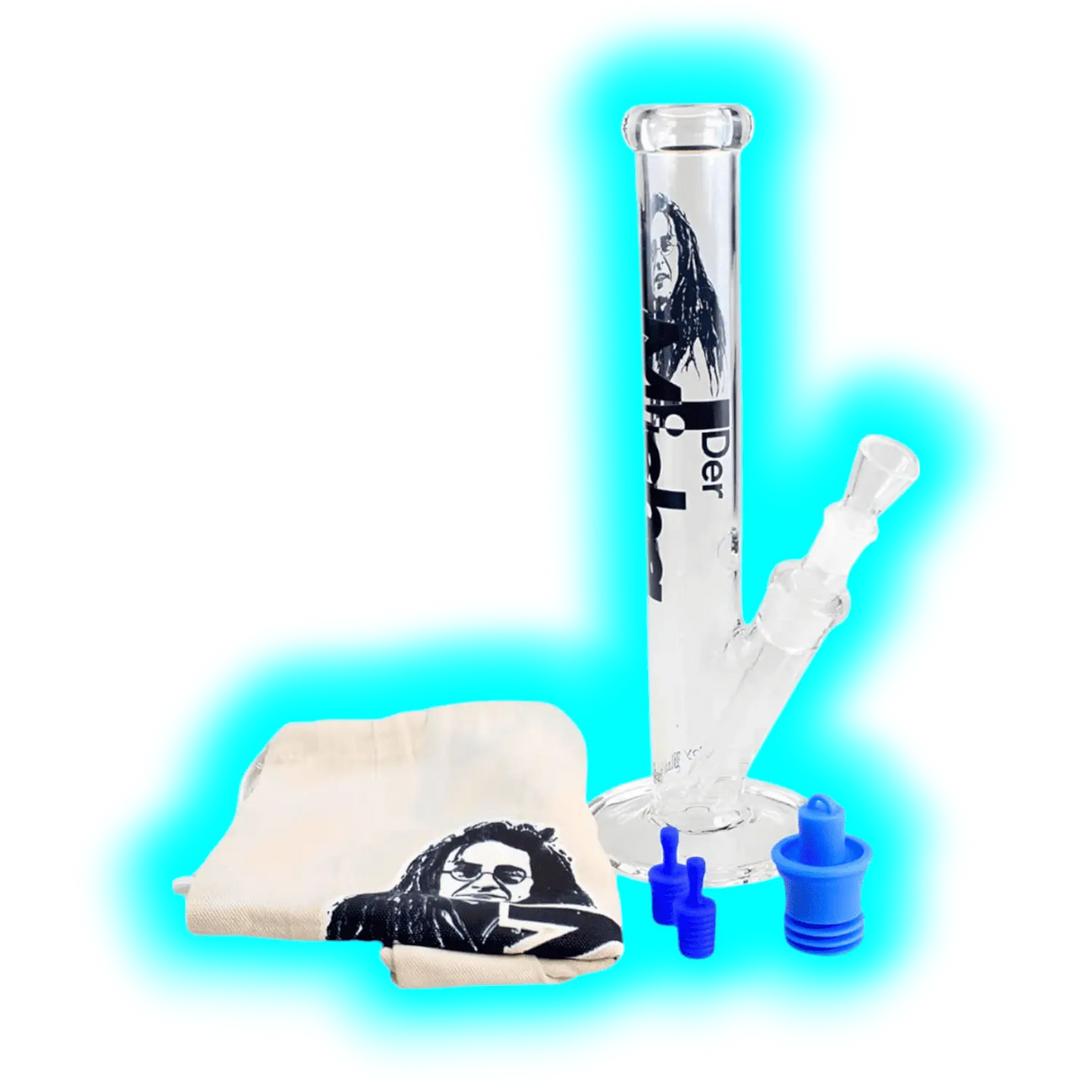 Black Leaf' 'Der Micha' Reisebong mit Beutel 35cm