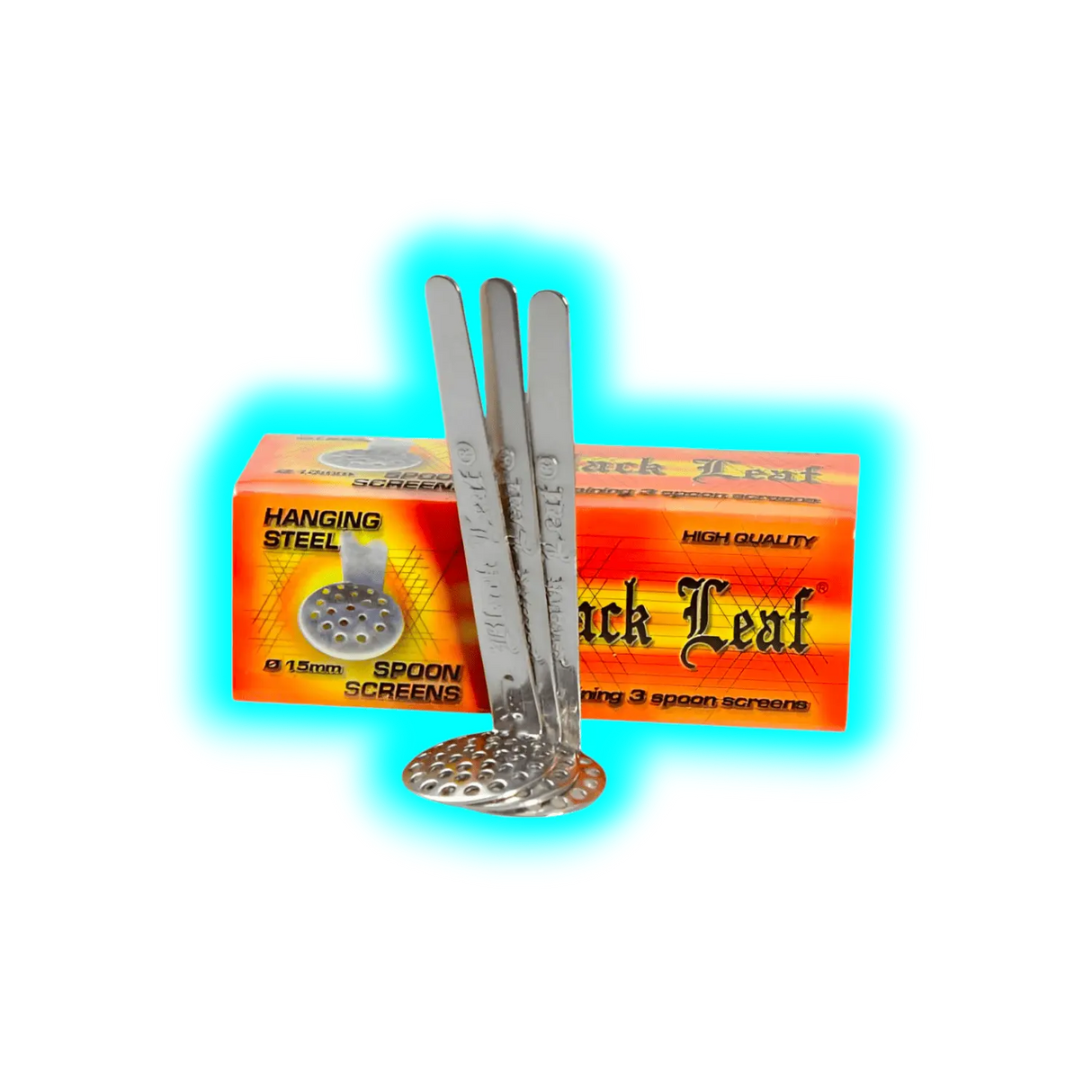 Black Leaf Edelstahl-Hängesiebe 3Stk. 15mm
