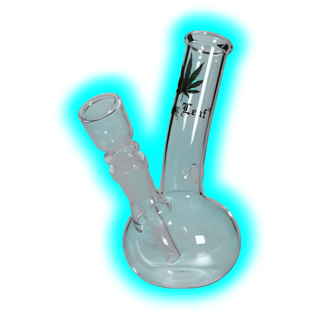 Black Leaf Glasbong Golden Leaf 14cm