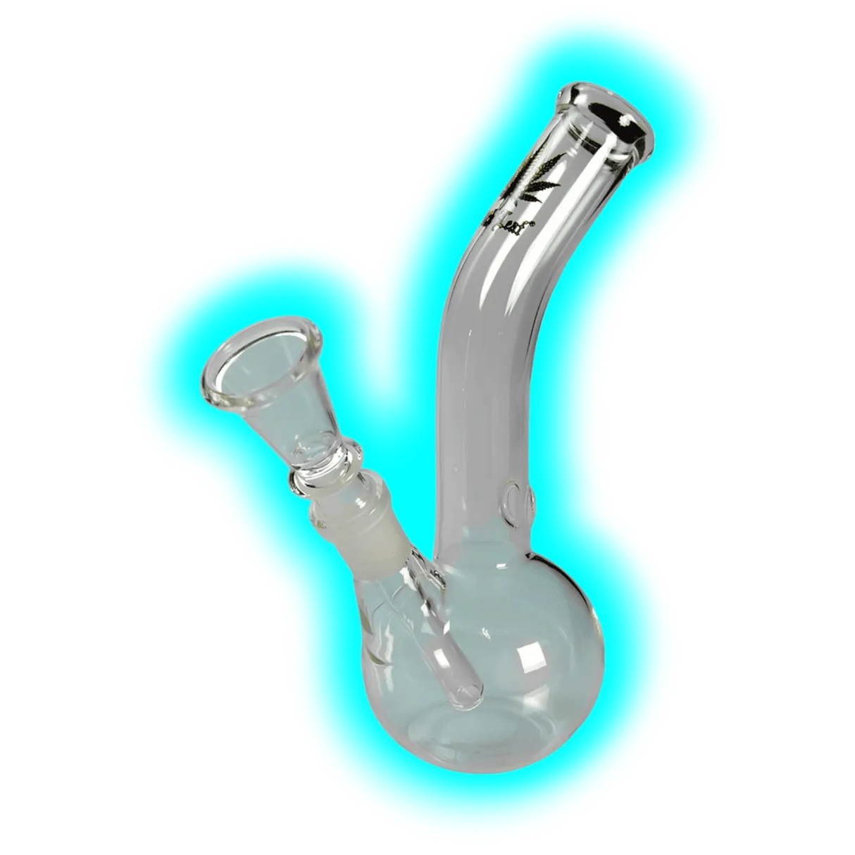 Black Leaf Glasbong Golden Leaf 17cm