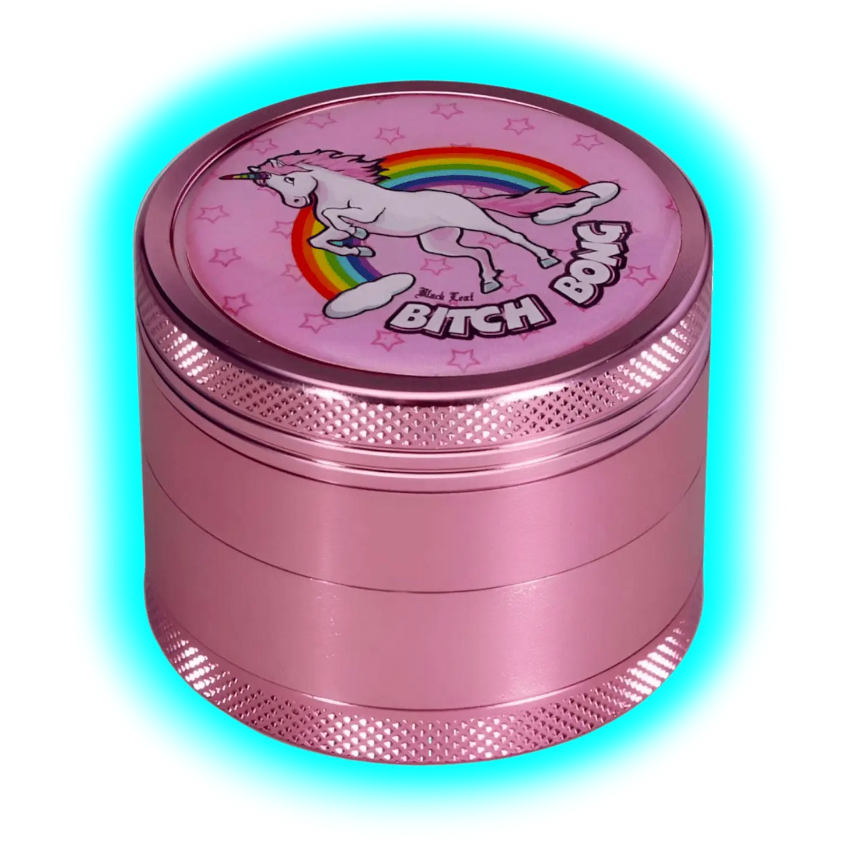 Black Leaf Grinder Bitch Bong 4 Parts