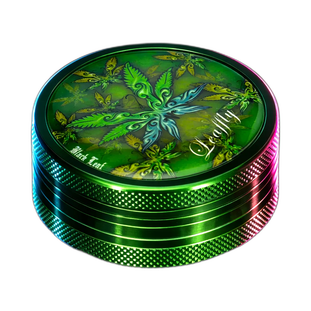 Black Leaf Grinder Leaffly 2 Parts