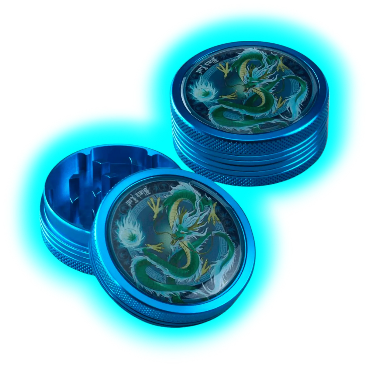 Black Leaf Grinder Qinglong 2 Parts 50mm