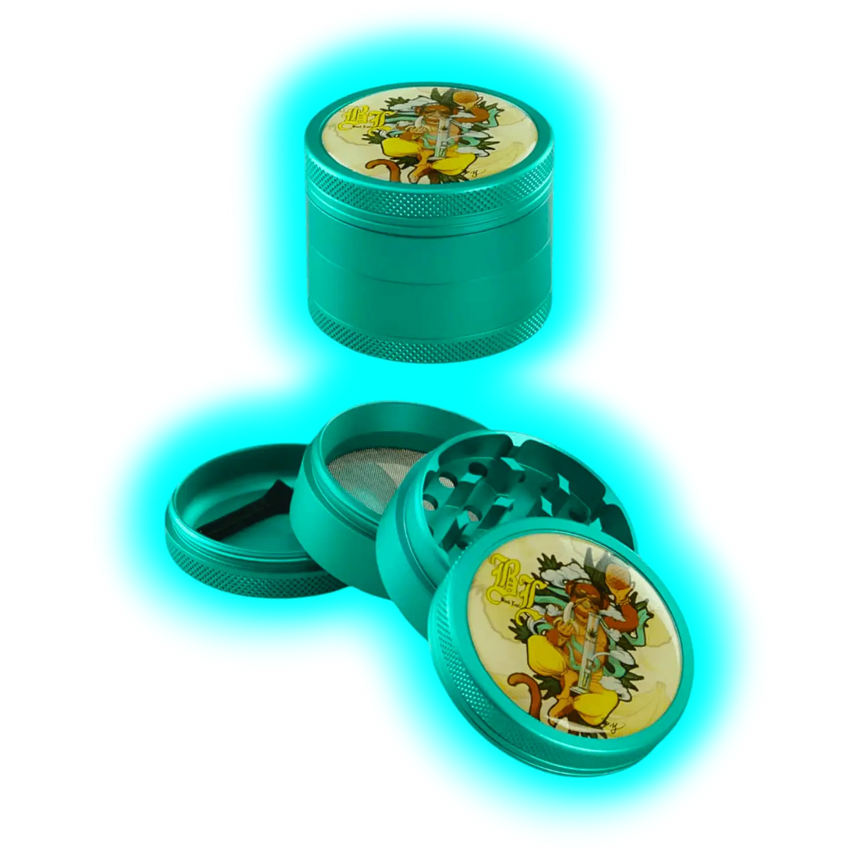 Black Leaf Hanuman Bong Set