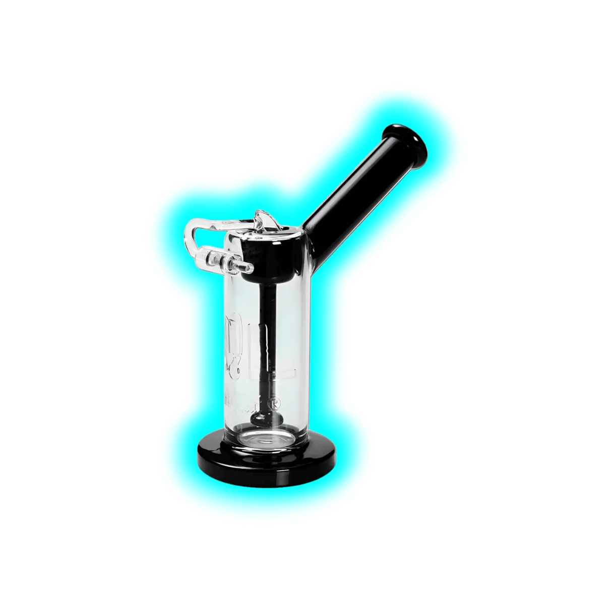 Black Leaf Honeybubbler With Honeypot Black