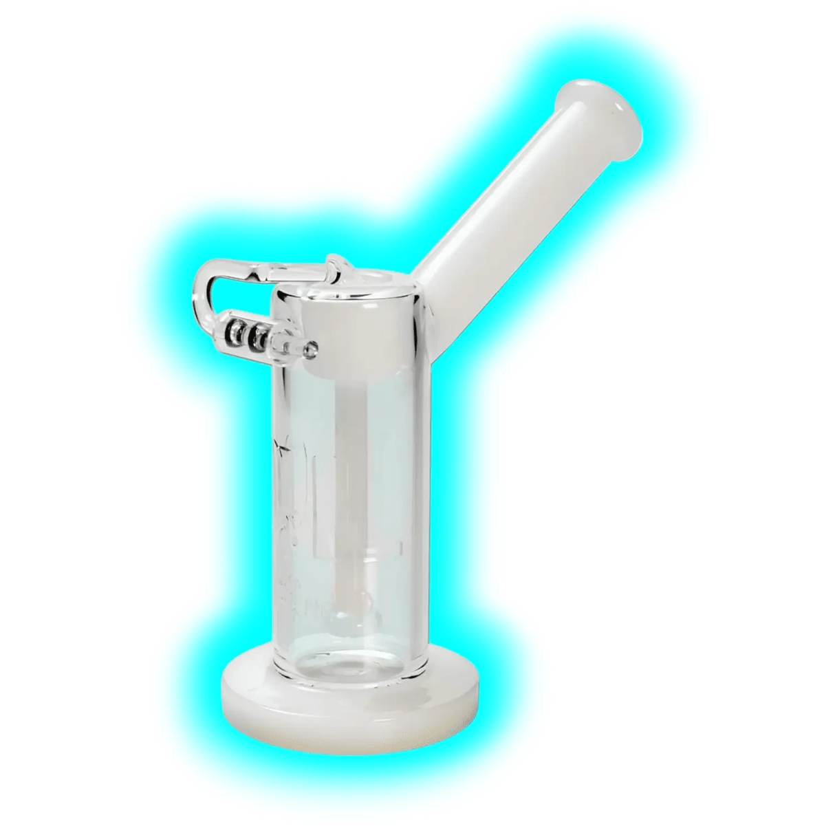 Black Leaf Honeybubbler With Honeypot White