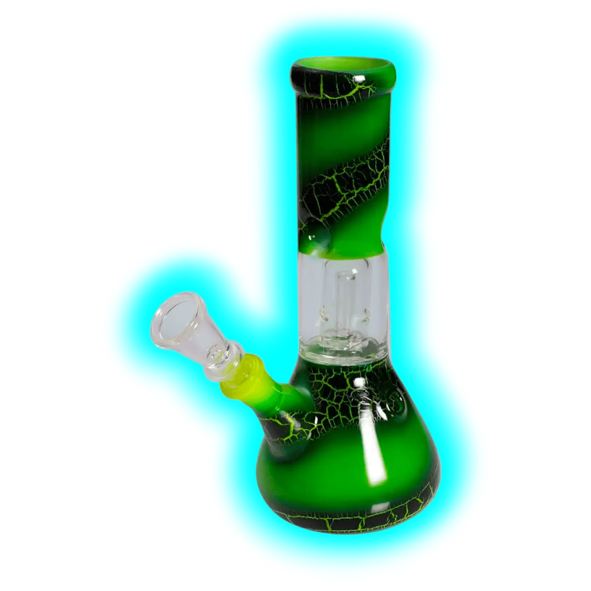 Black Leaf Ice Bong Kuppelperkulator Green