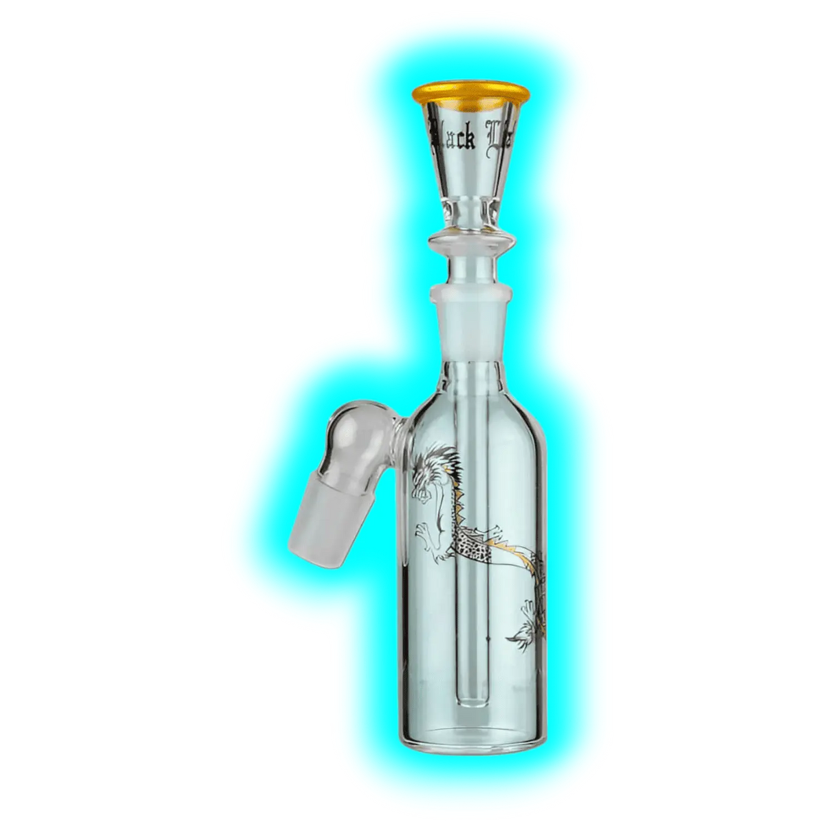 Black Leaf Ice Bong mit Vorkühler 45cm