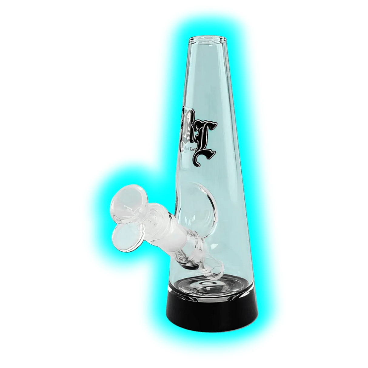 Black Leaf Kegelbong Schwarz 22cm