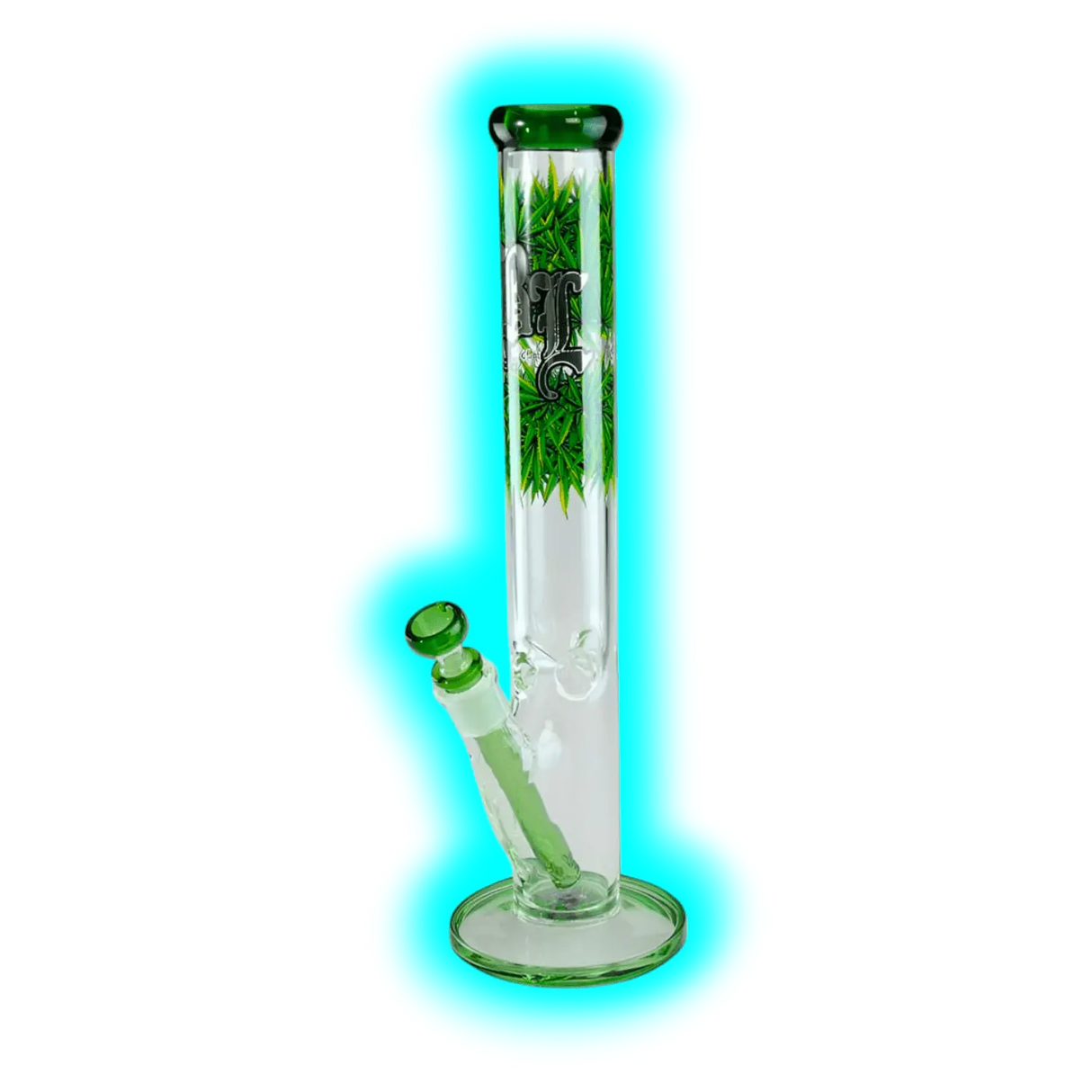 Black Leaf Leaves Zylinderbong Ice