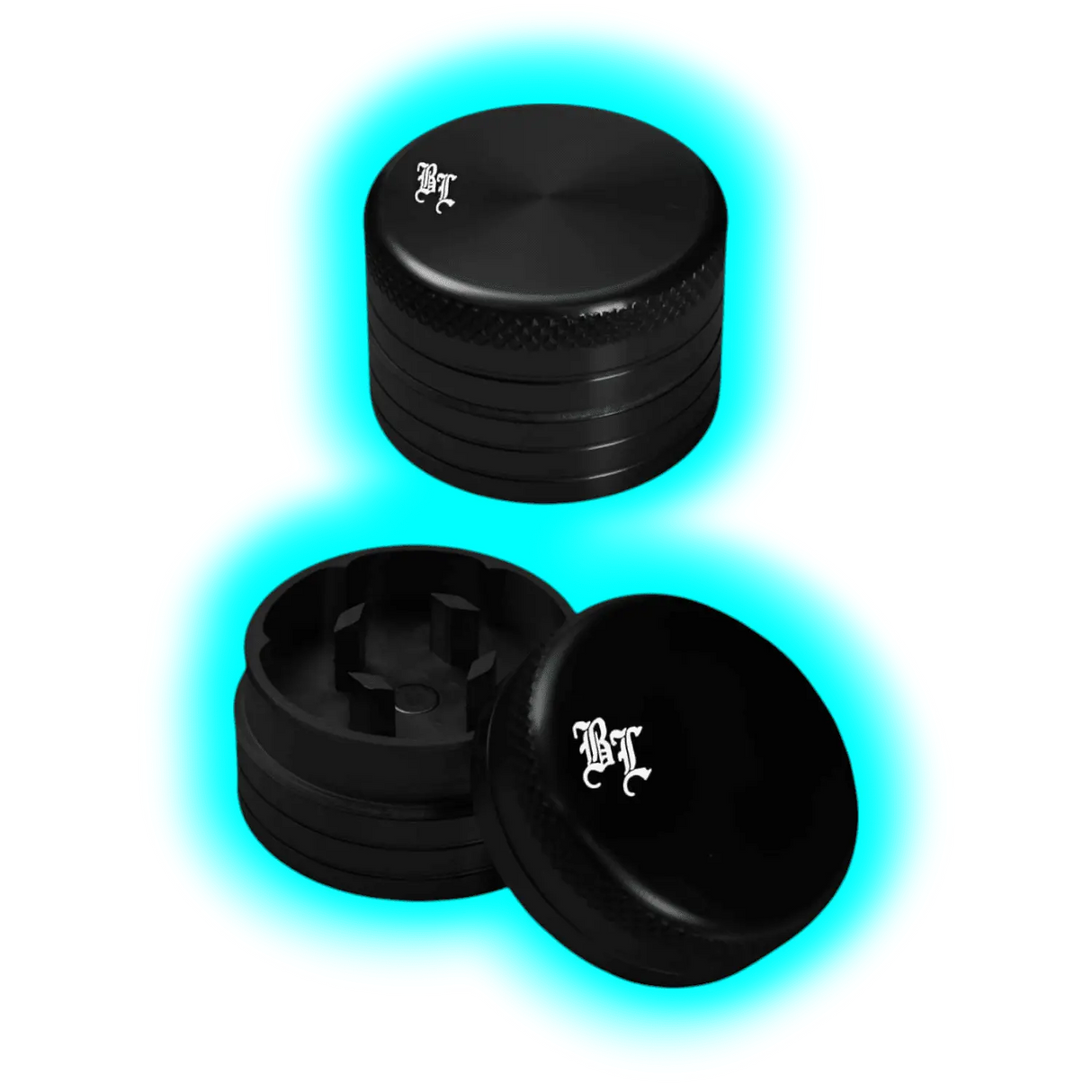 Black Leaf Mini Grinder 2-teilig Black