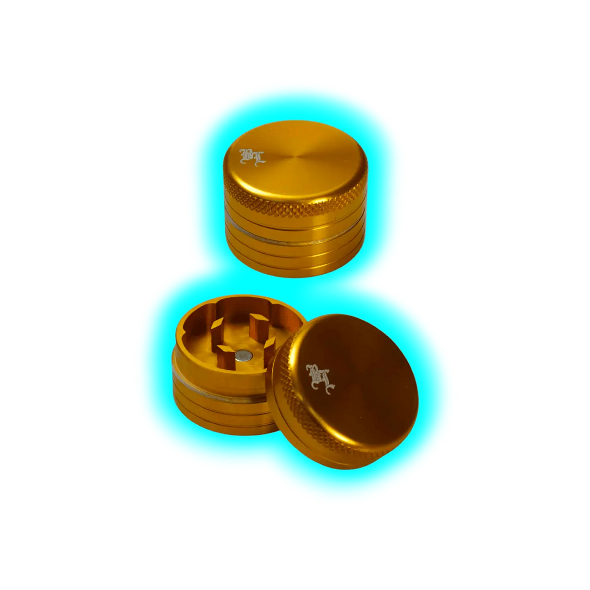 Black Leaf Mini Grinder 2-teilig Gold