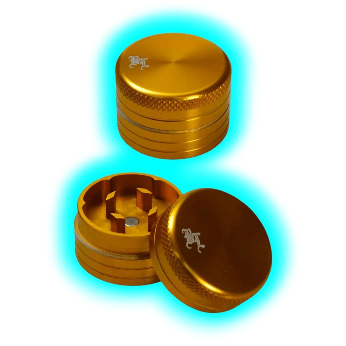 Black Leaf Mini Grinder 2-teilig Gold