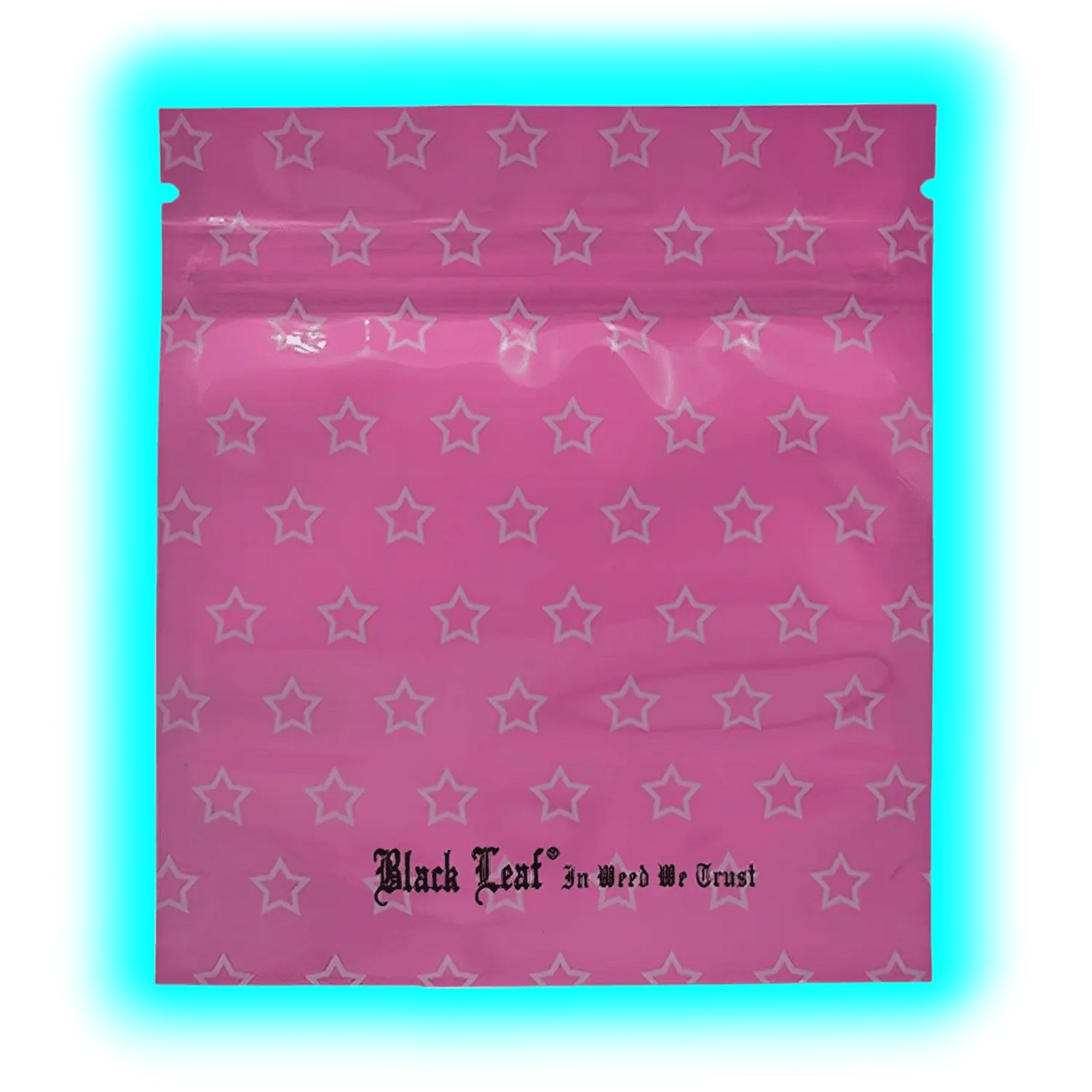 Black Leaf Mylar Bag Bitch Bong 50pcs