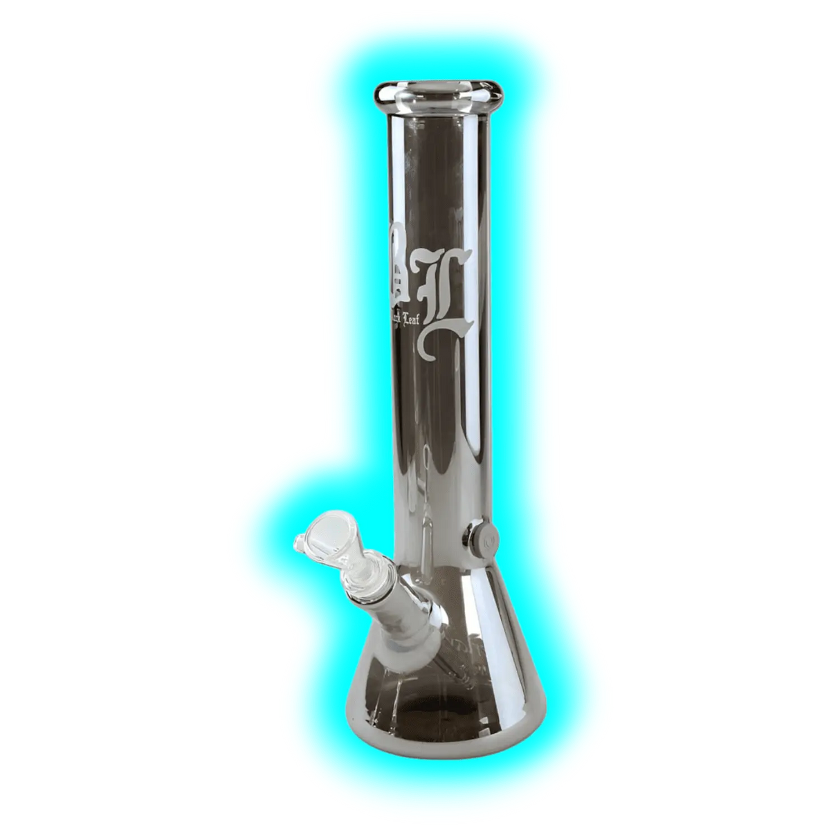 Black Leaf Neverland Kolbenbong Metalleffekt Grau 34cm