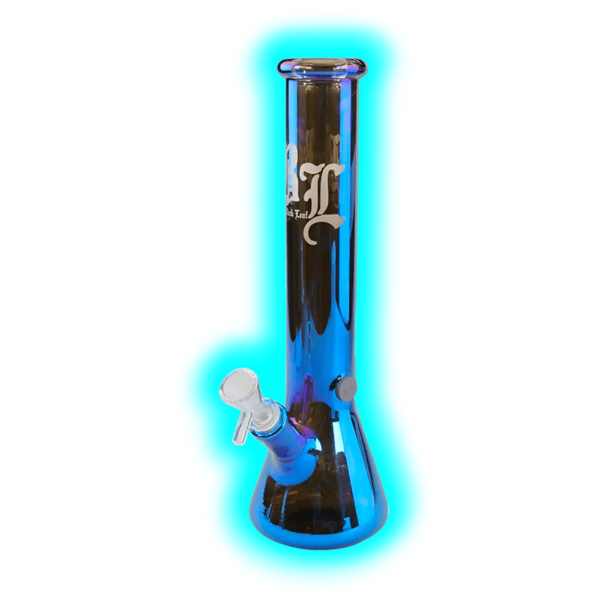 Black Leaf Neverland Kolbenbong Regenbogeneffekt Blau 34cm