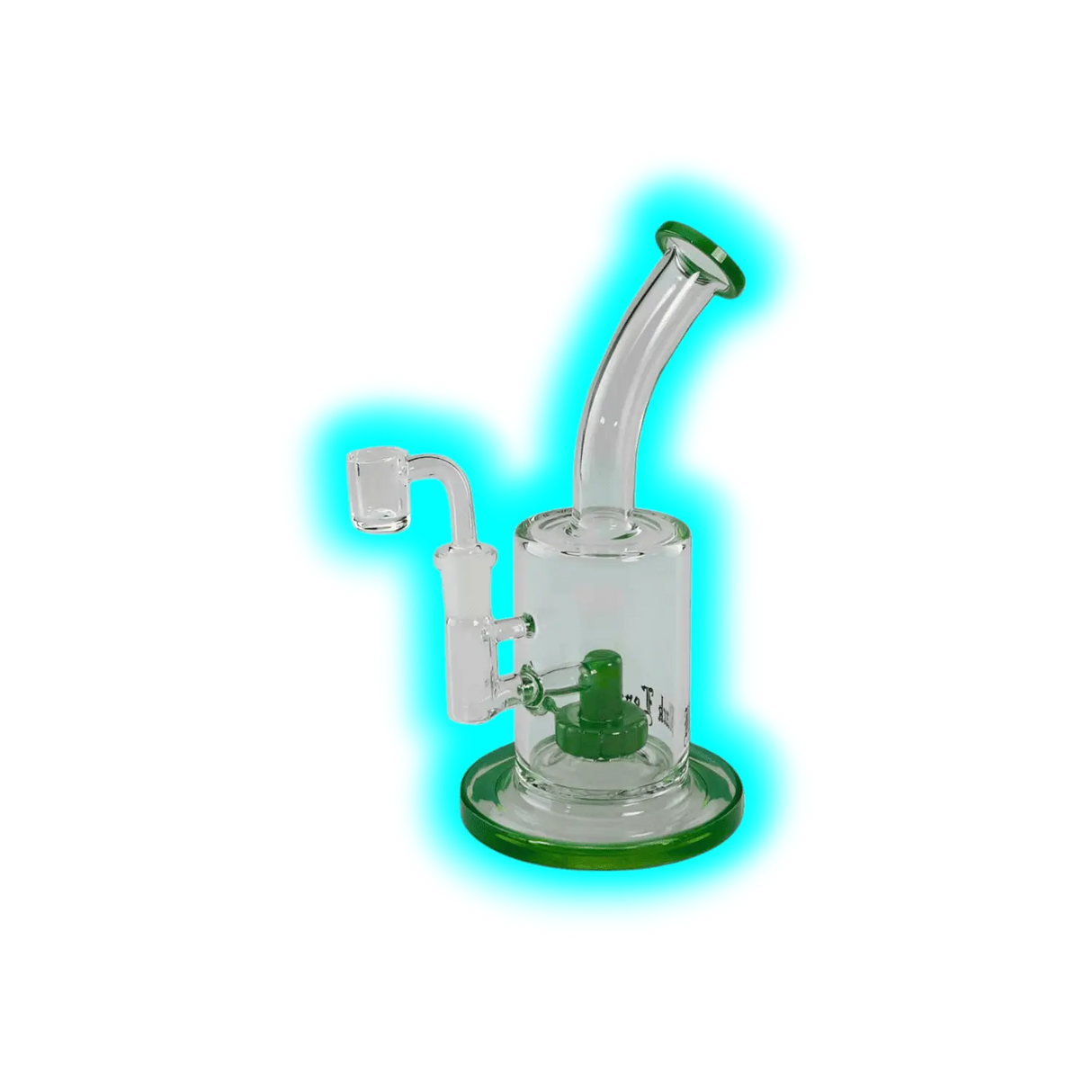 Black Leaf Ölbong mit Trommelperrkolator inkl. Banger Jade