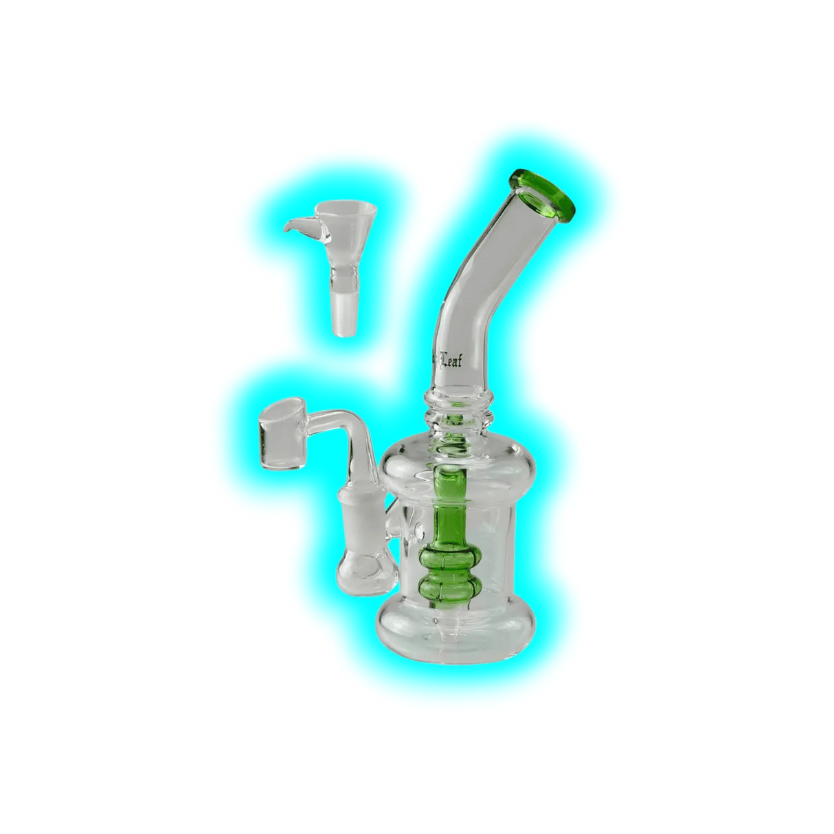 Black Leaf Perkolatorbong Dab Rig 19.5cm Green