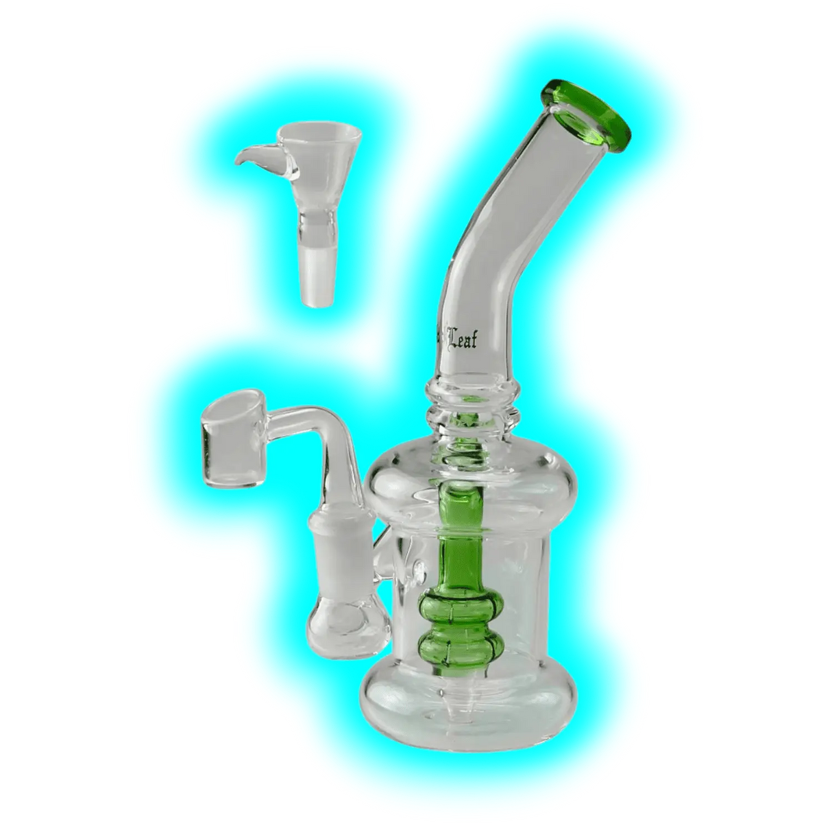 Black Leaf Perkolatorbong Dab Rig 19.5cm Green