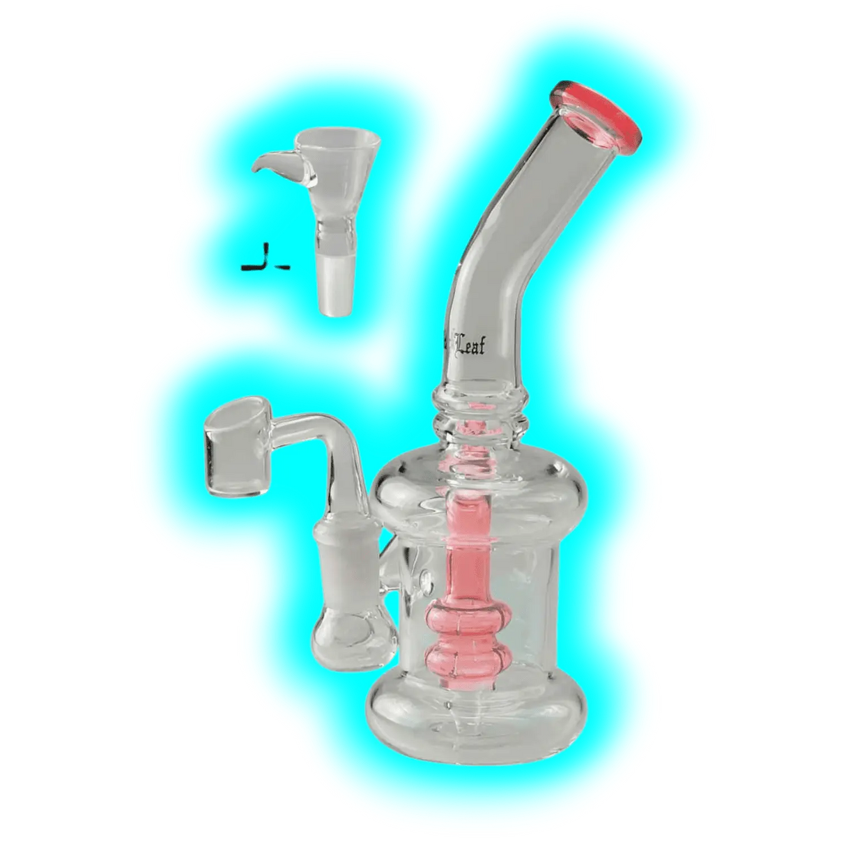 Black Leaf Perkolatorbong Dab Rig 19.5cm Pink
