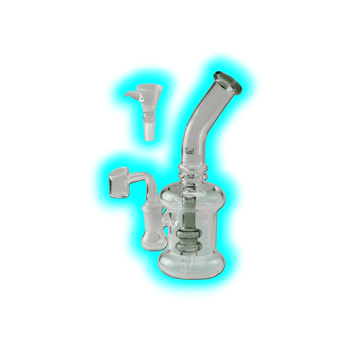 Black Leaf Perkolatorbong Dab Rig 19.5cm Grey Titan