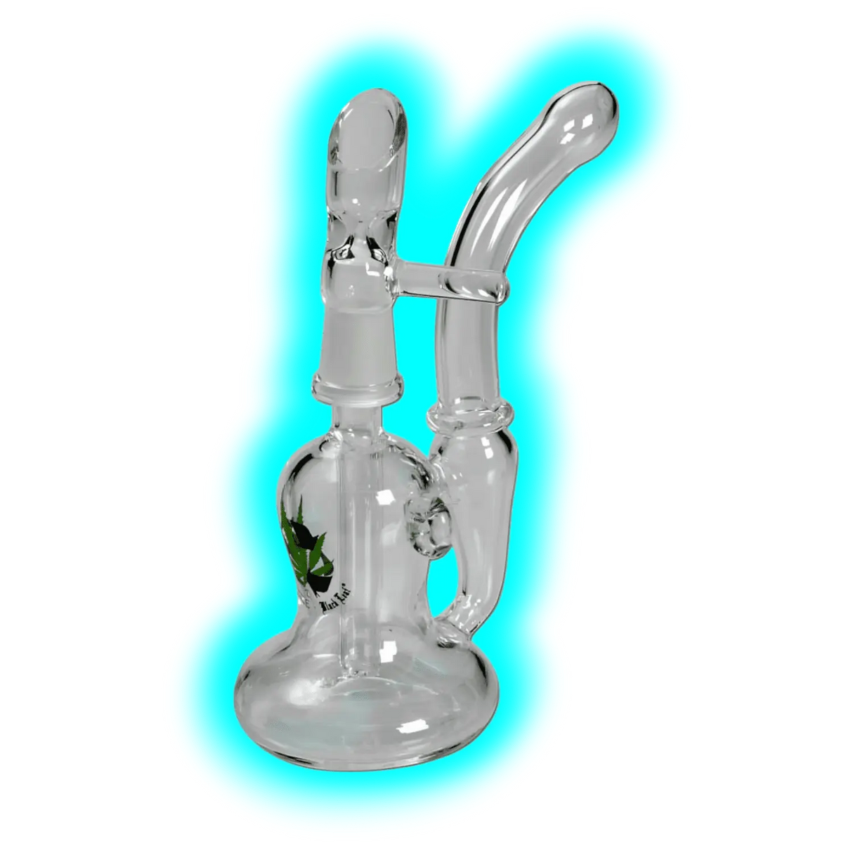 Black Leaf Recycler Diffusor Glaspipe Straight Cut