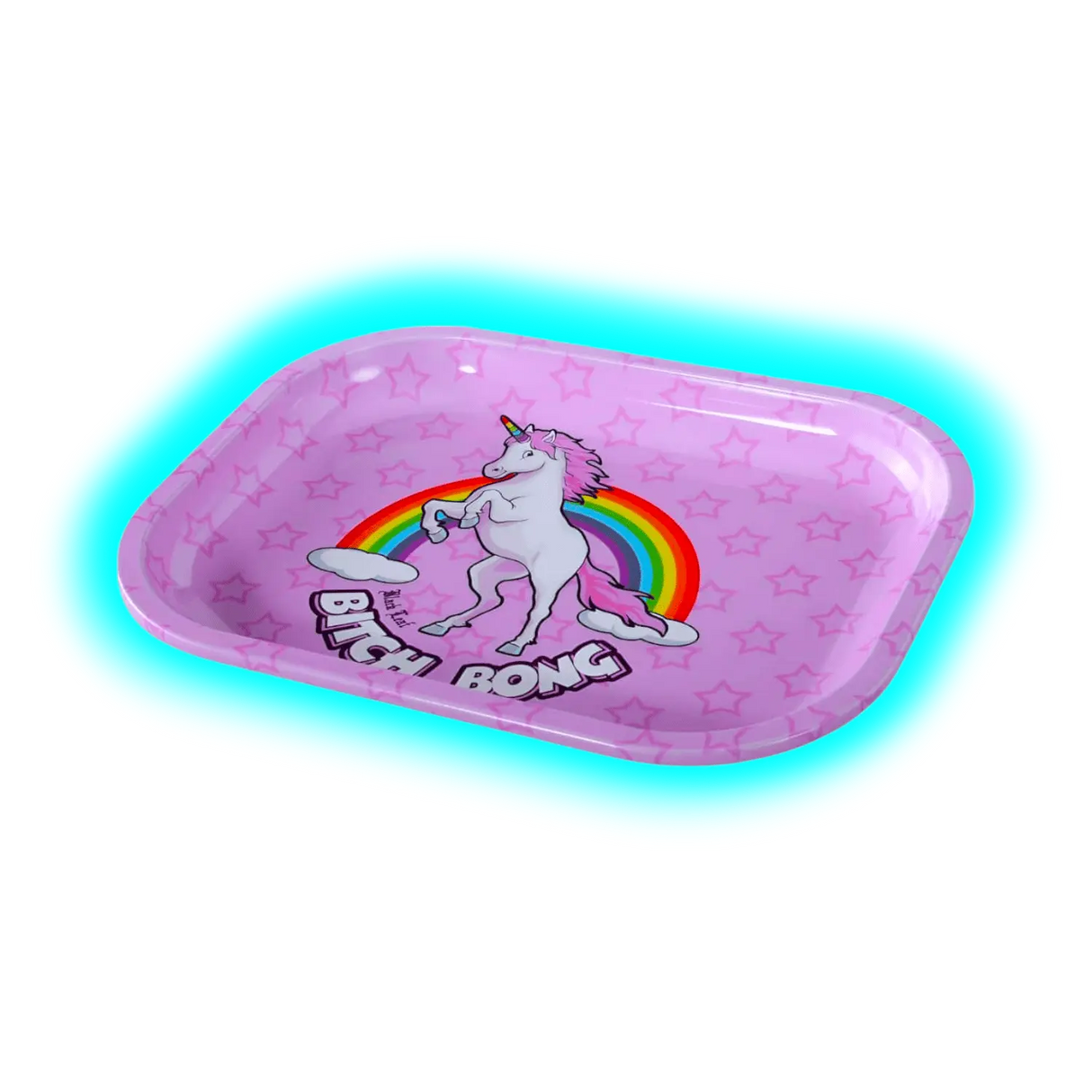 Black Leaf Rolling Tray S Bitch Bong 140 x 180mm