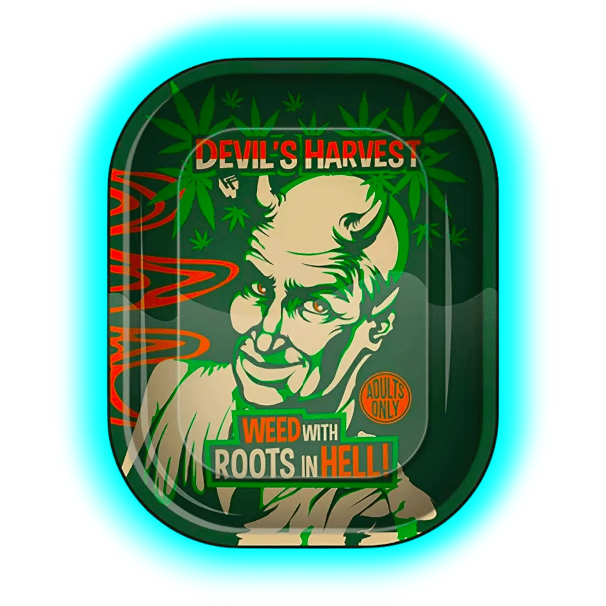 Black Leaf Rolling Tray S Reefer Madness 140 x 180mm