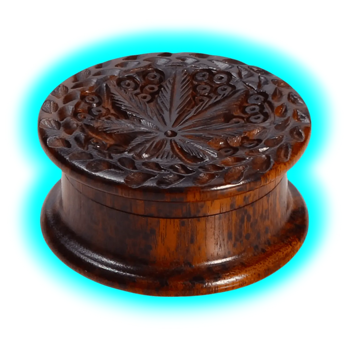 Black Leaf Rosewood Grinder 2Parts 45mm