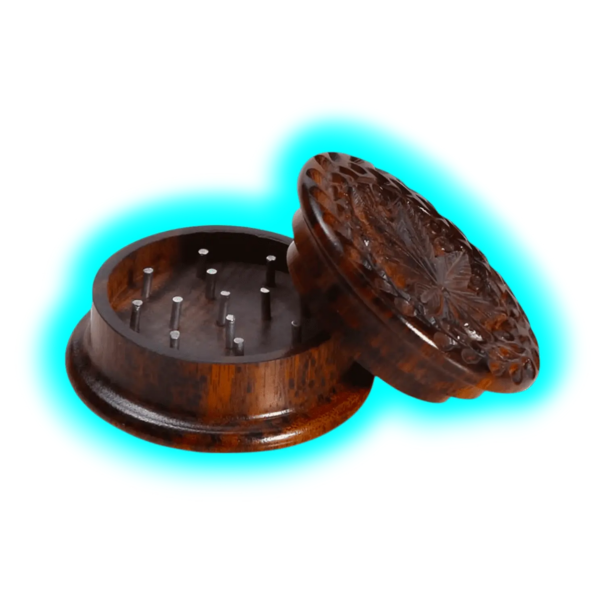 Black Leaf Rosewood Grinder 2Parts 45mm