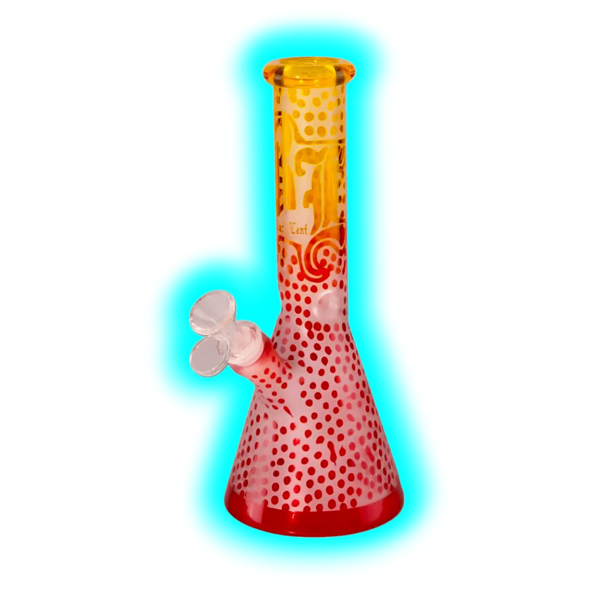 Black Leaf Sandblast Icebong 25cm