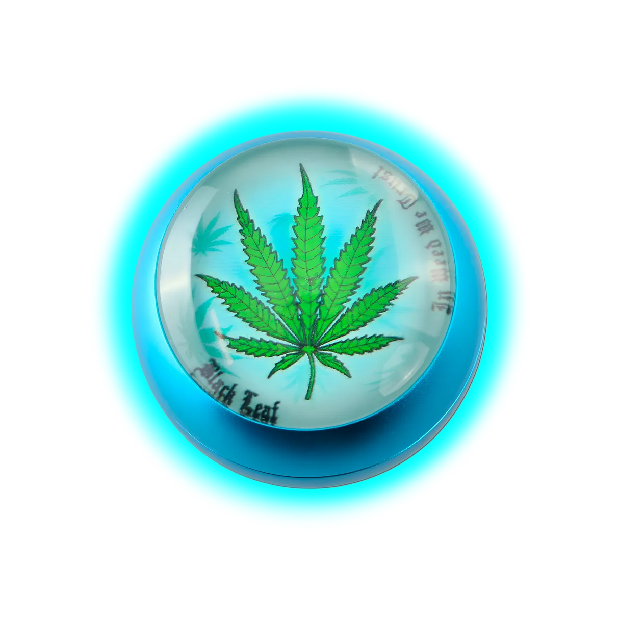 Black Leaf SPHERE Grinder 4 Parts Blue