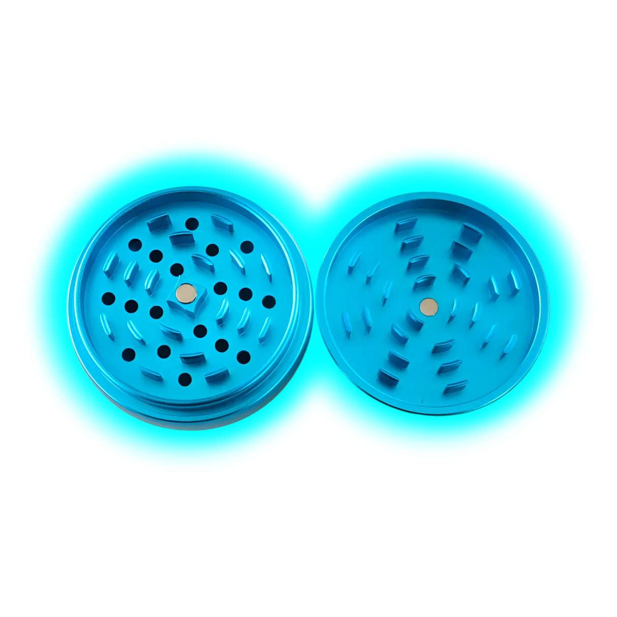 Black Leaf SPHERE Grinder 4 Parts Blue